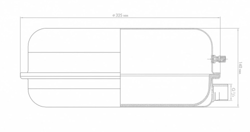Мембранный бак Джилекс F 10 л.-3 bar для отопления