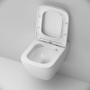 Подвесной унитаз Am.Pm Spirit V2.0 C701701SC белый, AquaSpin торнадо, FlashClean безободковый с сиденьем микролифт