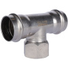 Тройник с резьбой ВПр-ВР 35x11/4"x35 пресс, нержавеющая сталь Rommer