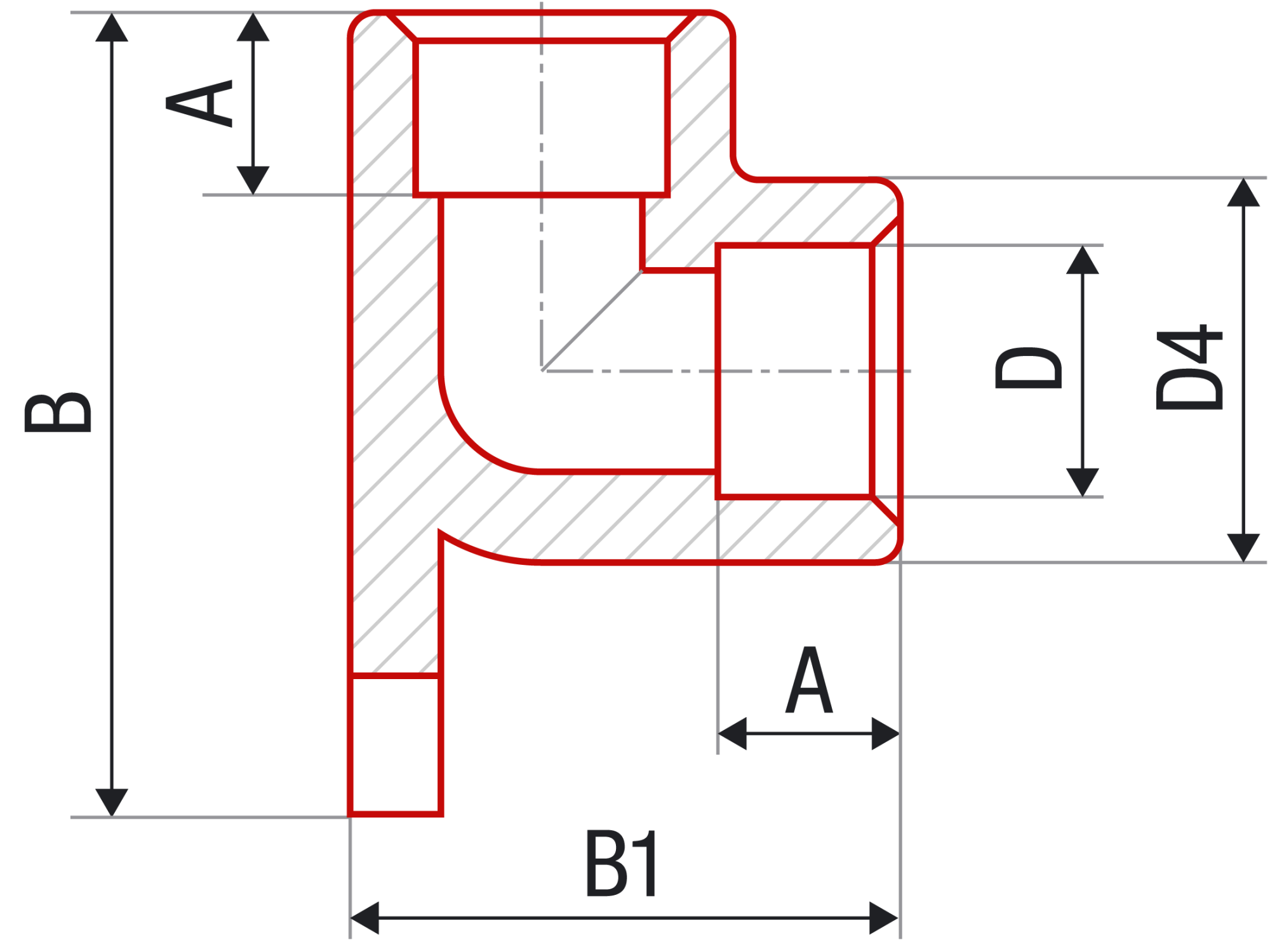 Водорозетка FV-plast 25 полипропилен AA206025000