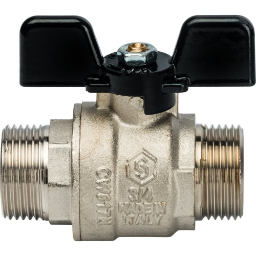 Кран шаровой 3/4"НН ручка рычаг Stout SVB-0006-000020