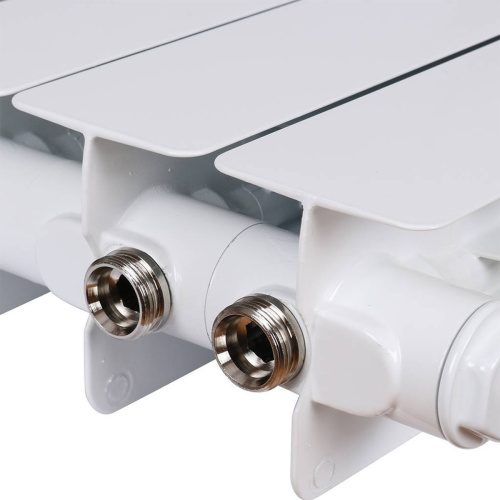 Биметаллический радиатор Rifar Base 500 Ventil VL - 14 секций, нижнее слева, белый