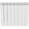 Биметаллический радиатор STOUT ALPHA 500 - 8 секций, боковое, белый RAL 9016