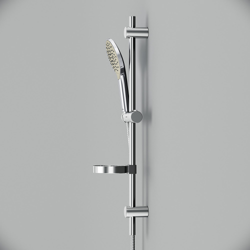 Душевой комплект Am.Pm Like F0180064 хром: лейка 3 режима 120 мм, штанга 700 мм, шланг 1750 мм