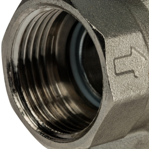 Кран шаровой с фильтром 1"ВВ ручка рычаг SVF 0001 000025