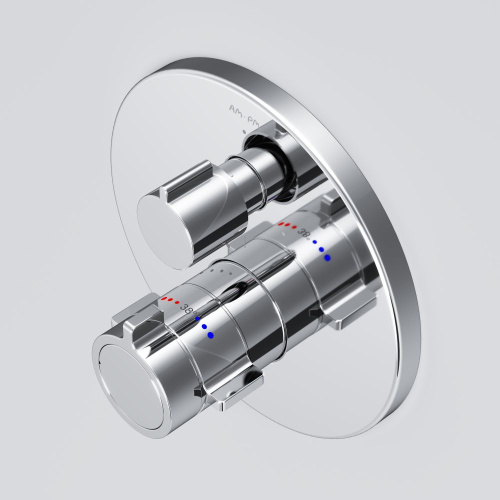 Смеситель встраиваемый Am.Pm X-Joy F85A95600 с термостатом, 3 потребителя, хром