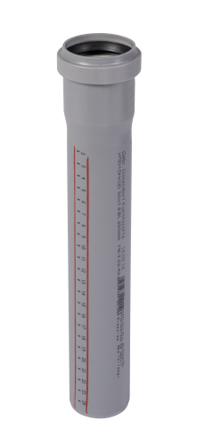 Труба 50 длина 250 мм PP HTEM Ostendorf внутренняя канализация