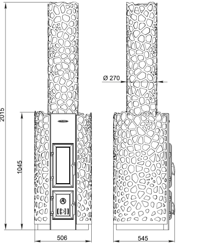 Отопительная печь Сафари Лайт Термофор