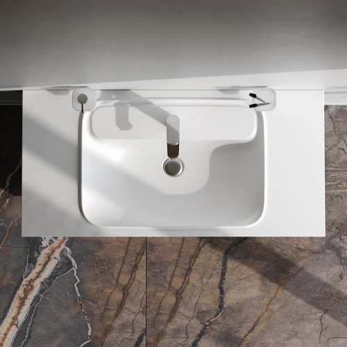 Раковина мебельная 100 Am.Pm Func M8FWPC01000WM белый матовый, литой мрамор