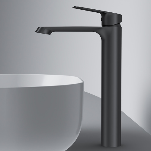 Смеситель для раковины AM.PM Func F8F92022 высокий, черный