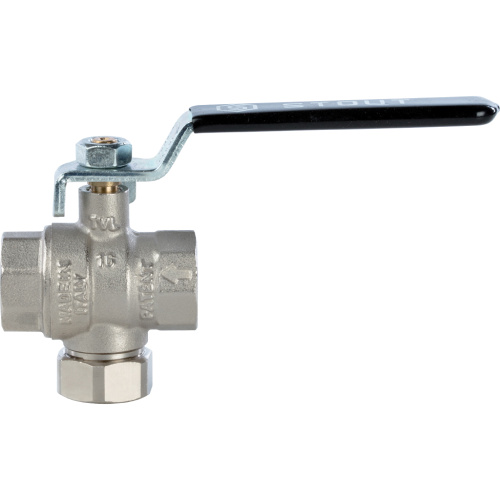 Кран шаровой с фильтром 1/2"ВВ ручка рычаг SVF 0001 000015