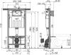 Инсталляция для унитаза Alcaplast Jádroмodul AM102/1120 с креплением к боковым стенам