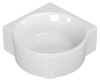 Ванна акриловая Cezares FI CORNER 160х160х49 гидромассаж FI CORNER-160.8G.6S.CR