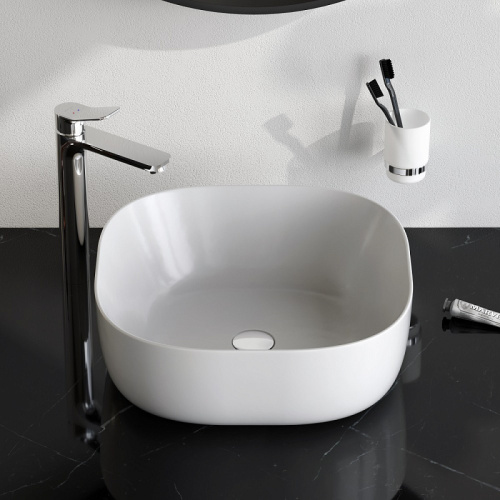 Раковина накладная 43 Am.Pm Func M8FWCC30430WG белый, санфарфор