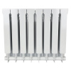 Биметаллический радиатор STOUT VEGA 500 - 8 секций, боковое, белый RAL 9016