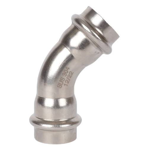 Угольник 45° ВПр 22x22 пресс, нержавеющая сталь Rommer