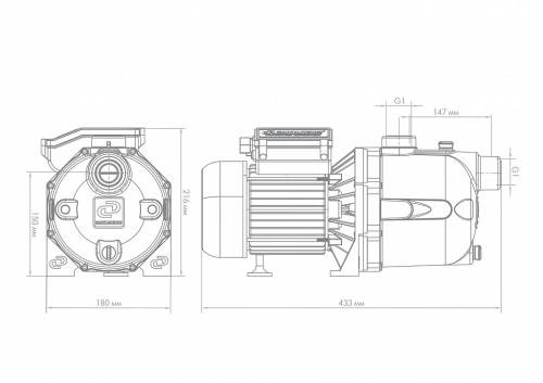 Поверхностный насос Джилекс ДЖАМБО 70/50 П 3701