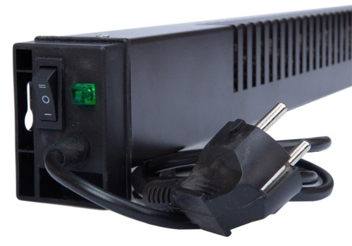 Плинтусный обогреватель Бриз Фиксированный БК200Ф Чёрный, Левый