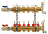 Коллектор отопления STOUT 1"латунь, 10x3/4" в сборе с расходомерами SMS 0473 000010