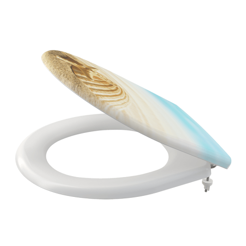 Сиденье Alcaplast Softclose универсальное, Дюропласт, для унитаза A604 SHELL