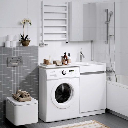 Тумба с умывальником AQWELLA Forma 115 Белый FOR0105KR