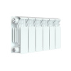 Биметаллический радиатор Rifar Base 200 - 6 секций, боковое, белый