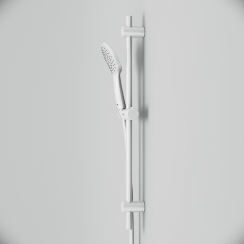 Душевой комплект Am.Pm Gem F0190033 белый: лейка 110 мм, штанга 700 мм, шланг 1750 мм
