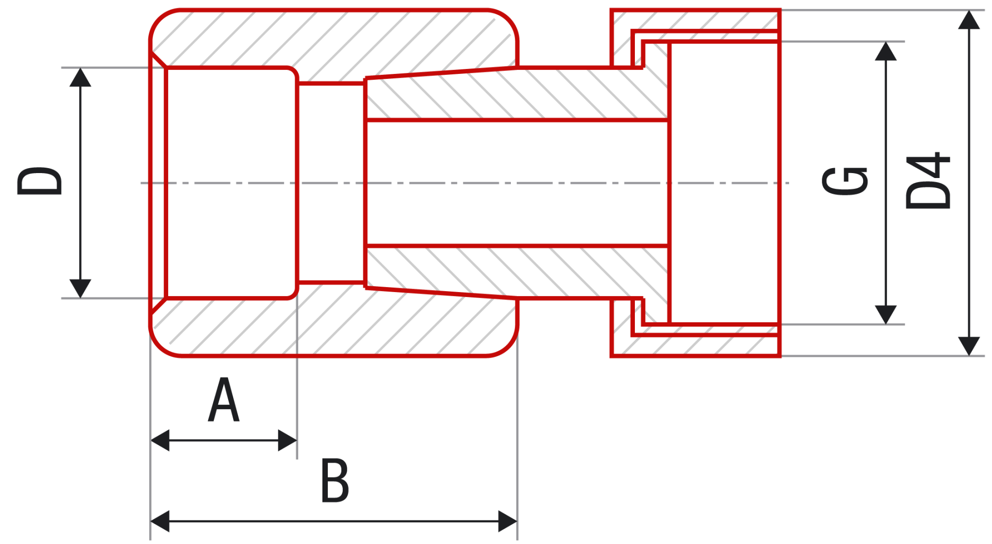 Муфта с накидной гайкой FV-plast 20x1/2"В полипропилен AA226020012