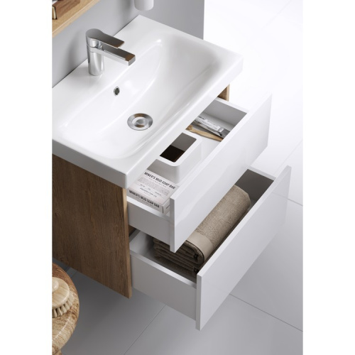 Тумба с умывальником AQWELLA City 60 дуб балтийский CI0106DB