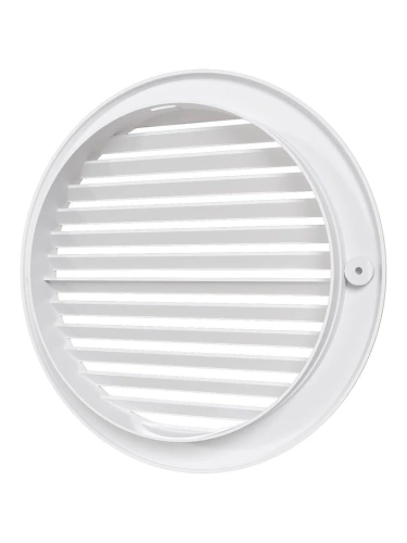 16РКН, Решетка наружная вентиляционная круглая D200 с фланцем D160, ASA