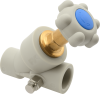 Вентиль прямоточный с дренажом FV-plast 20х20 полипропилен AA278020000