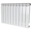 Биметаллический радиатор STOUT ALPHA 500 - 10 секций, боковое, белый RAL 9016