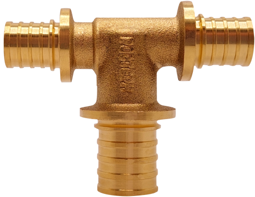 Тройник переходной РОСТерм 20x25x16 латунь PE-x 202516TBR