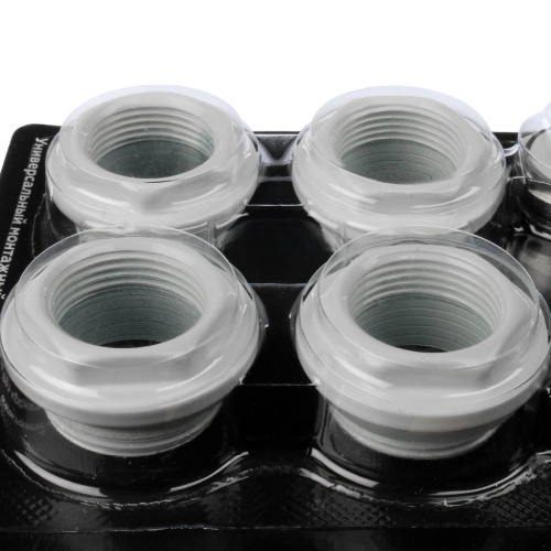 Комплект 7 в 1 для подключения радиатора к 3/4" ROMMER