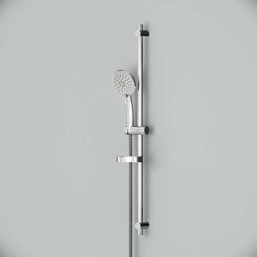 Душевой комплект Am.Pm Spirit F0170064 хром: лейка 5 режимов 115 мм, штанга 900 мм, шланг 1750 мм