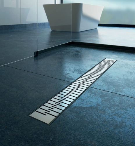 Душевой лоток MIANO 900мм HARMONY глянец, боковой слив D50