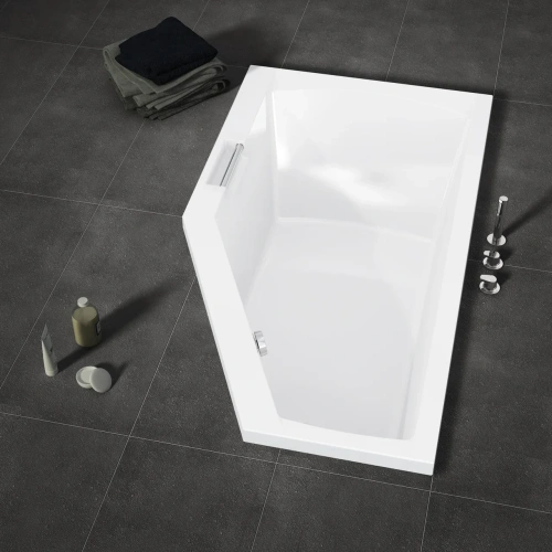 Ванна акриловая RIHO GETA 160 LEFT - PLUG & PLAY BD4700500000000