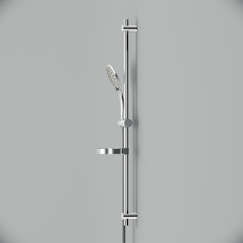 Душевой комплект Am.Pm Spirit F0170064 хром: лейка 5 режимов 115 мм, штанга 900 мм, шланг 1750 мм