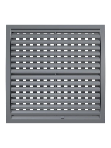 3535РРПН сер, Решетка наружная ASA вентиляционная регулируемая 350х350, серая