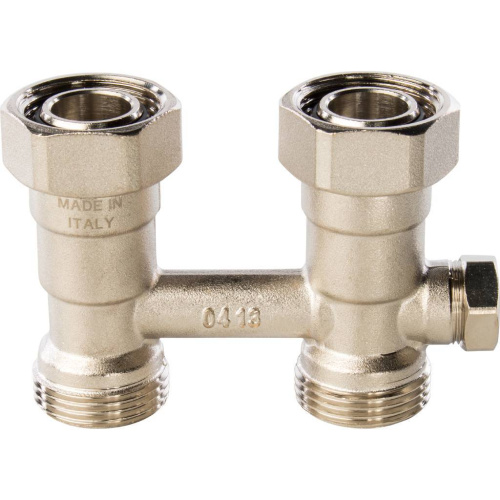 Узел подключения радиатора, 3/4"EK прямой с байпасом Stout SVH-0001-000020