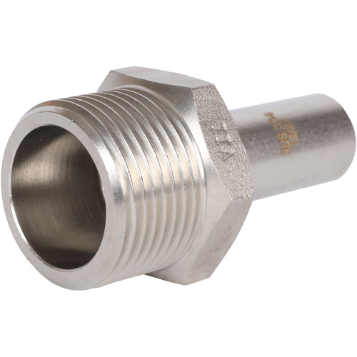 Вставка переходная НПр-НР 18x1" пресс, нержавеющая сталь Rommer