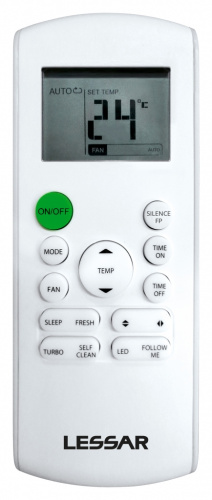 Бытовая сплит-система Lessar Cool+ LS-H24KPA2/LU-H24KPA2 холод 7,03 кВт, тепло 7,62 кВт