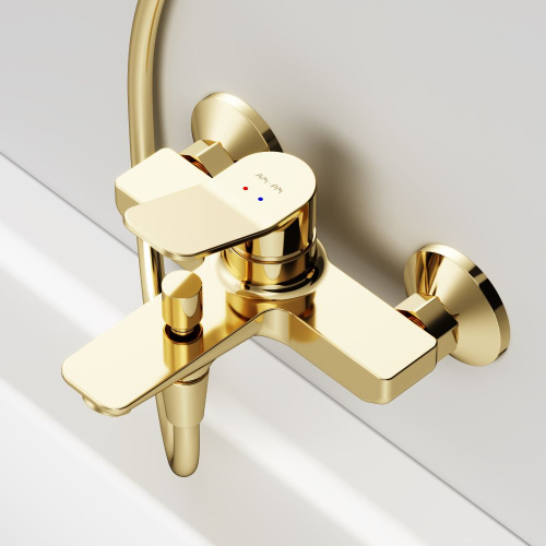 Смеситель для ванны AM.PM X-Joy F85A10099 золото