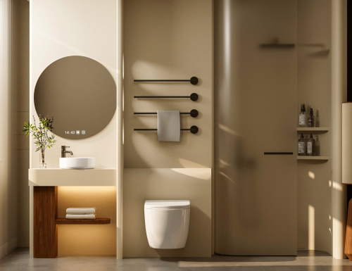 Подвесной унитаз ABBER Bequem AC1100T белый, безободковый, смыв торнадо