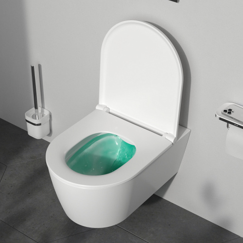 Подвесной унитаз Am.Pm Func C8F1701SC белый, FlashClean безободковый с сиденьем микролифт