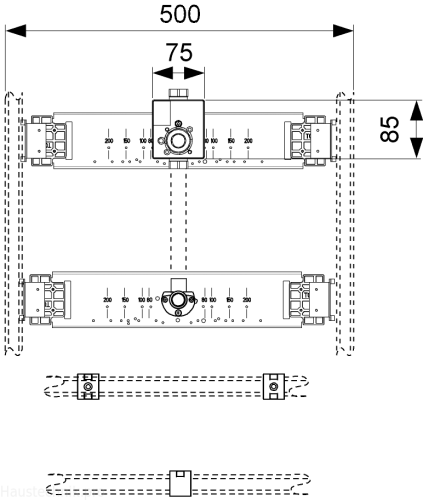 Монтажный комплект для установки писсуара TECEprofil 9020038