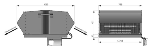 Крышный вентилятор Ostberg TKH 760 C3 Erp