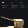 Смеситель для раковины AM.PM X-Joy F85A02199 излив 100 мм, золото