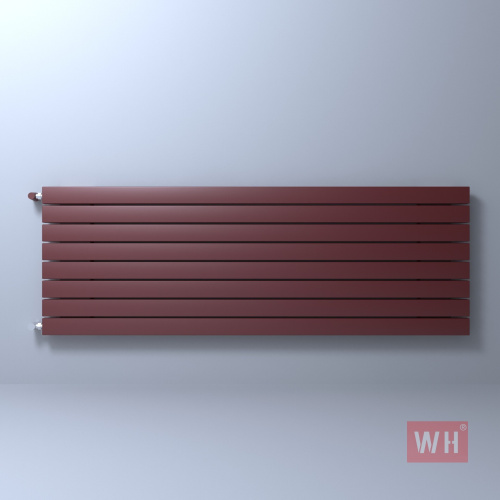 Дизайн радиатор стальной WH Steel P 918x550 нижнее под бинокль на ножках