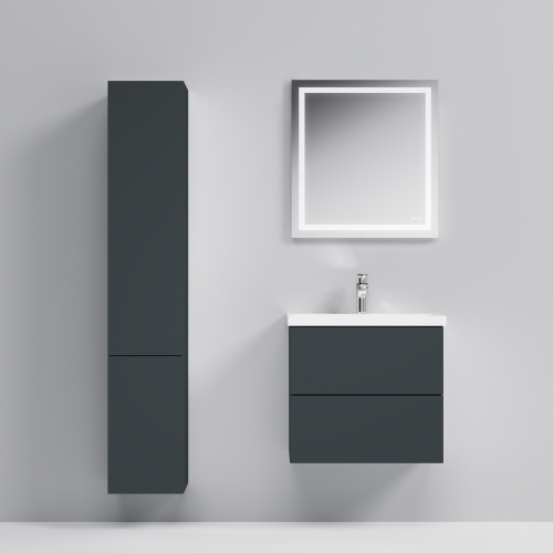 База под раковину подвесная AM.PM GEM графит матовый M90FHX06022GM